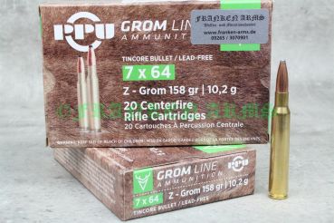 PPU Z-GROM 7x64 158gr. 10,2g 20 Stück
