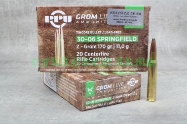 PPU Z-GROM .30-06 Spr. 170gr. 11,0g 20 Stück