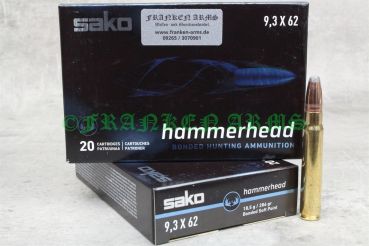 Sako Hammerhead 9,3x62 286gr. 18,5g 20 Stück