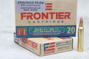Hornady Frontier HP Match .223 Rem. 55gr. 3,6g 20 Stück