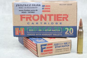 Hornady Frontier BTHP Match .223 Rem. 68gr. 4,4g 20 Stück