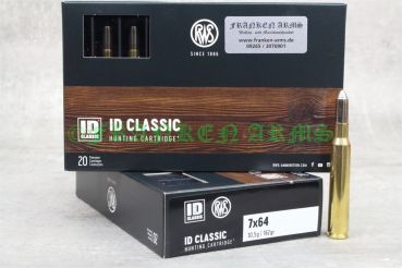 RWS ID Classic 7x64 162gr. 10,5g 20 Stück