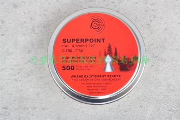 Geco Superpoint Spitzkugel 4,5mm 500 Stück