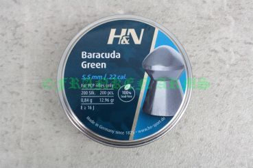 H&N Baracuda Green 5,5mm 200 Stück