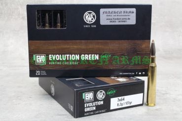RWS Evo Green 7x64 127gr. 8,2g 20 Stück
