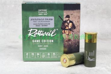 Rottweil Game Edition JAGD 12/70 3,0mm 25Stück