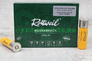 Rottweil Waidmannsheil Steel HV 20/70 3,5mm 10Stück