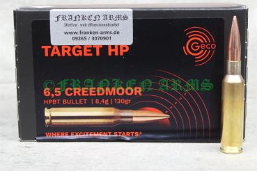 GECO Target HP 6,5 Creedmoor 130gt. 8,4g 50 Stück