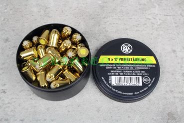 RWS Viehbetäubungskartuschen 9x17 gelb