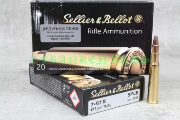 Sellier&Bellot 7x57R SPCE 173gr. 11,2g 20 Stück