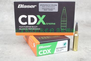Blaser CDX bleifreie Munition 8x57IS 160 grain 10,4g Packung 20 Stück Franken Arms