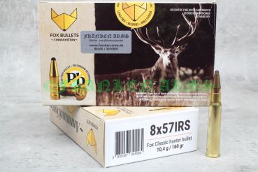 FOX Bullets Classic Hunter 8x57IRS 160gr. 10,4g 20 Stück