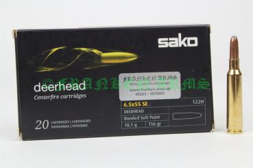 Sako Deerhead 6,5x55 SE 156gr. 10,1g 20 Stück