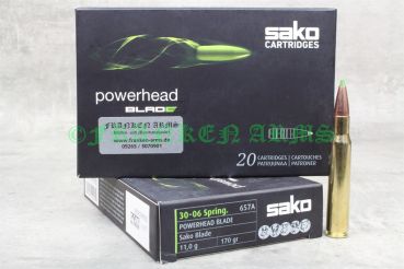 Sako Powerhead Blade .30-06 Spr. 170gr. 11,0g 20 Stück
