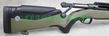 Preview: Grüner Outdoor Polymerschaft der Steyr RMS WILD mit verstellbarer Wangenauflage