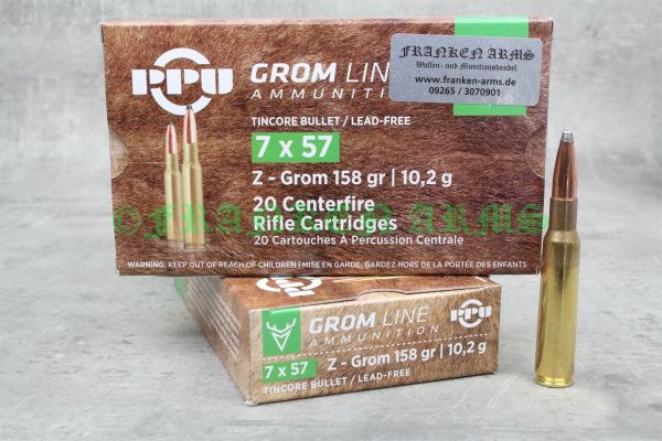 PPU Z-GROM 7x57 158gr. 10,2g 20 Stück