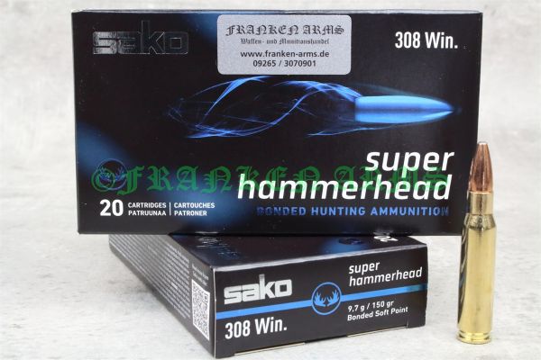 Sako Super Hammerhead .308 Win. 150gr. 9,7g 20 Stück