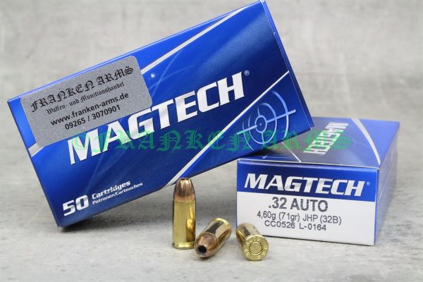 Magtech 7,65 Browning JHP 71gr. 4,6g 50 Stück