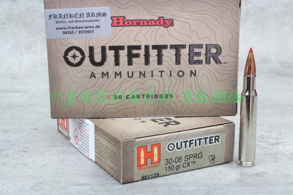 Hornady Outfitter CX .30-06 Spr. 150gr. 9,7g 20 Stück