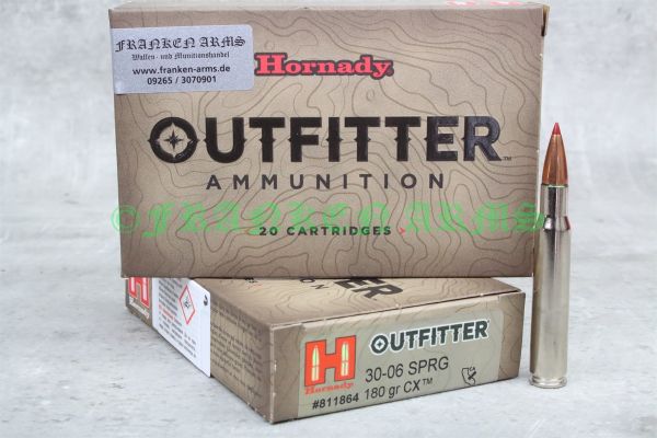 Hornady Outfitter CX .30-06 Spr. 180gr. 11,7g 20 Stück