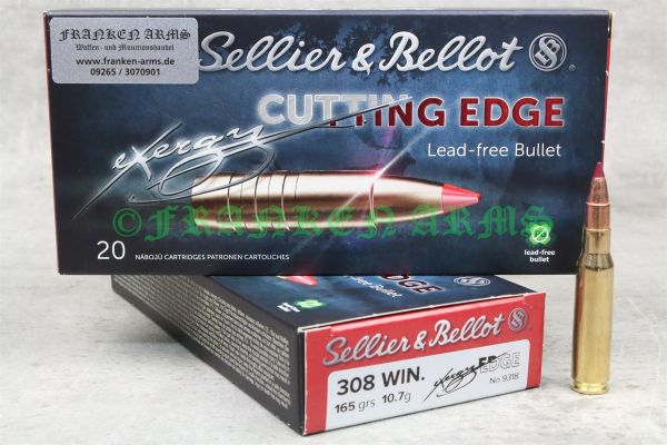 Sellier&Bellot .308 Win. eXergy EDGE 165gr. 10,7g 20 Stück