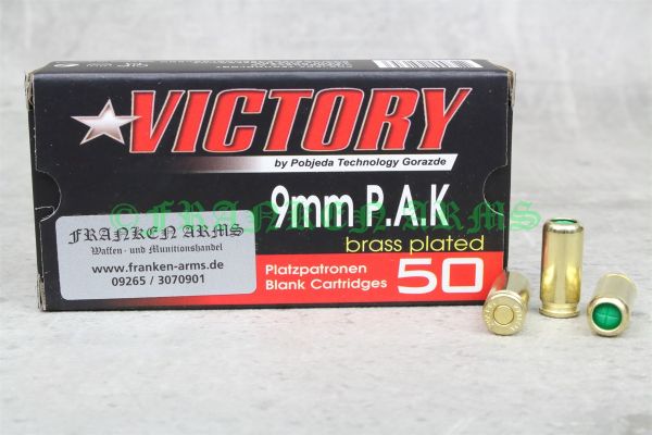 Victory MAX Brass 9mm P.A. Knall 50 Stück