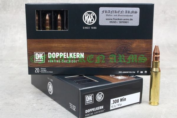 RWS Doppelkern .308 Win. 165gr. 10,7g 20 Stück