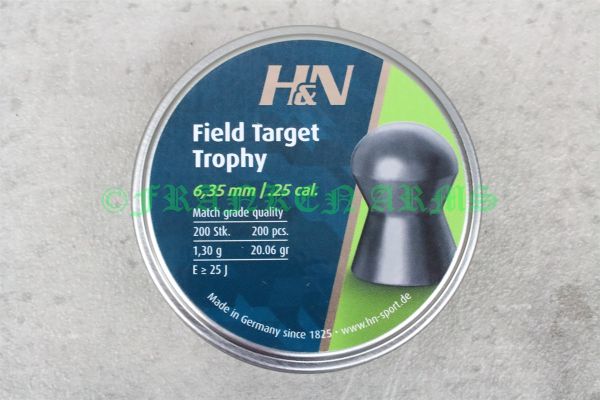 H&N Field Target Trophy 6,35mm 200 Stück
