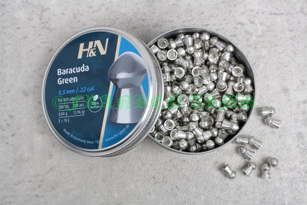 H&N Baracuda Green 5,5mm 200 Stück