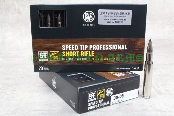 RWS Short Rifle Speed Tip Pro .30-06 Spr. 165gr. 10,7g 20 Stück