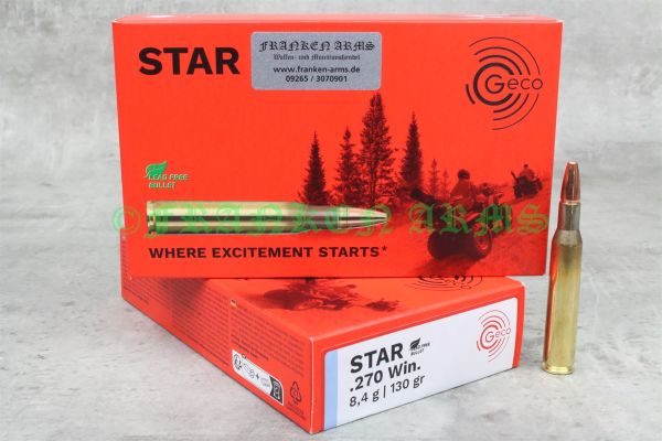 GECO Star .270 Win. 130gr. 8,4g 20 Stück