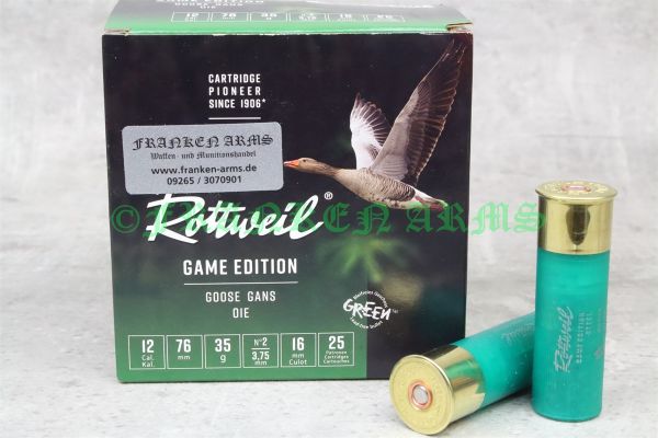 Rottweil Game Edition GANS 12/76 3,75mm 25Stück