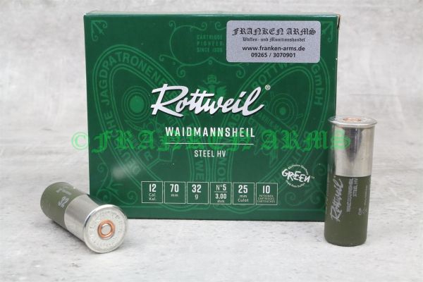 Rottweil Waidmannsheil Steel HV 12/70 3,0mm 10Stück