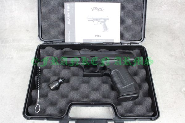 Walther P99 SV Schwarz 9mm P.A.K. 312.02.04