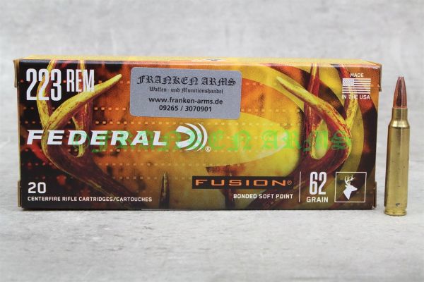Federal Premium .223 Rem. Fusion 62gr. 4,0g 20 Stück