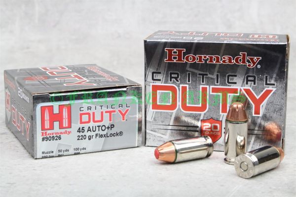 Hornady .45 ACP +P Critical Duty 220gr. 20 Stück