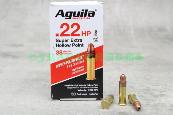 Aquila Super Extra .22 lr. HV HP CP 38gr. 2,5g 50Stück