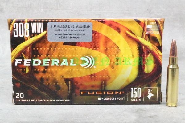 Federal Premium .308 Win. Fusion 150gr. 9,7g 20 Stück