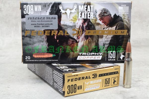 Federal Premium .308 Win. Trophy Copper 150gr. 9,7g 20 Stück