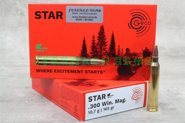 GECO Star .300 Win. Mag. 165gr. 10,7g 20 Stück