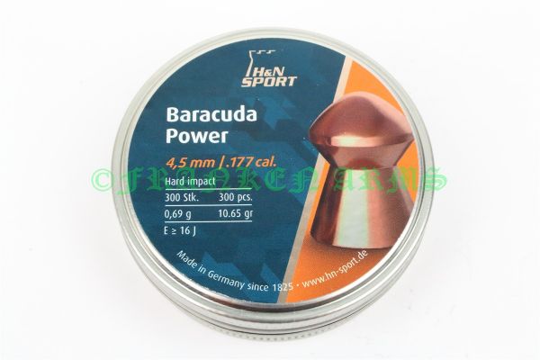 H&N Baracuda Power 4,50mm 300 Stück