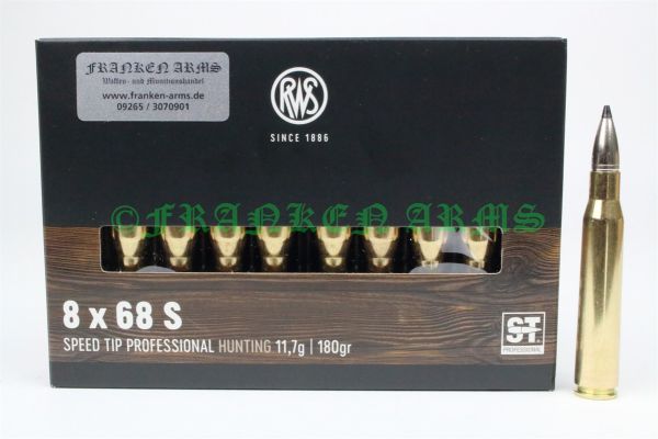 RWS Speed Tip Pro 8x68S 180gr. 11,7g 20 Stück