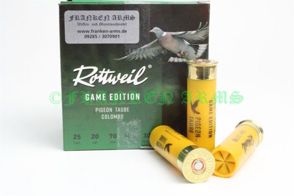 Rottweil Game Edition Taube 20/70 2,8mm 25Stück