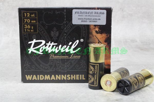 Rottweil Waidmannsheil HV 12/70 3,7mm 10Stück