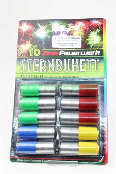 Zink Sternbukett-Patronen 10 Stück